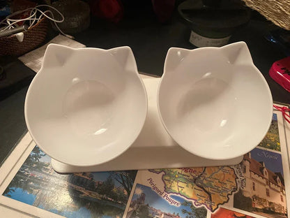 Non-Slip Double Cat Bowl