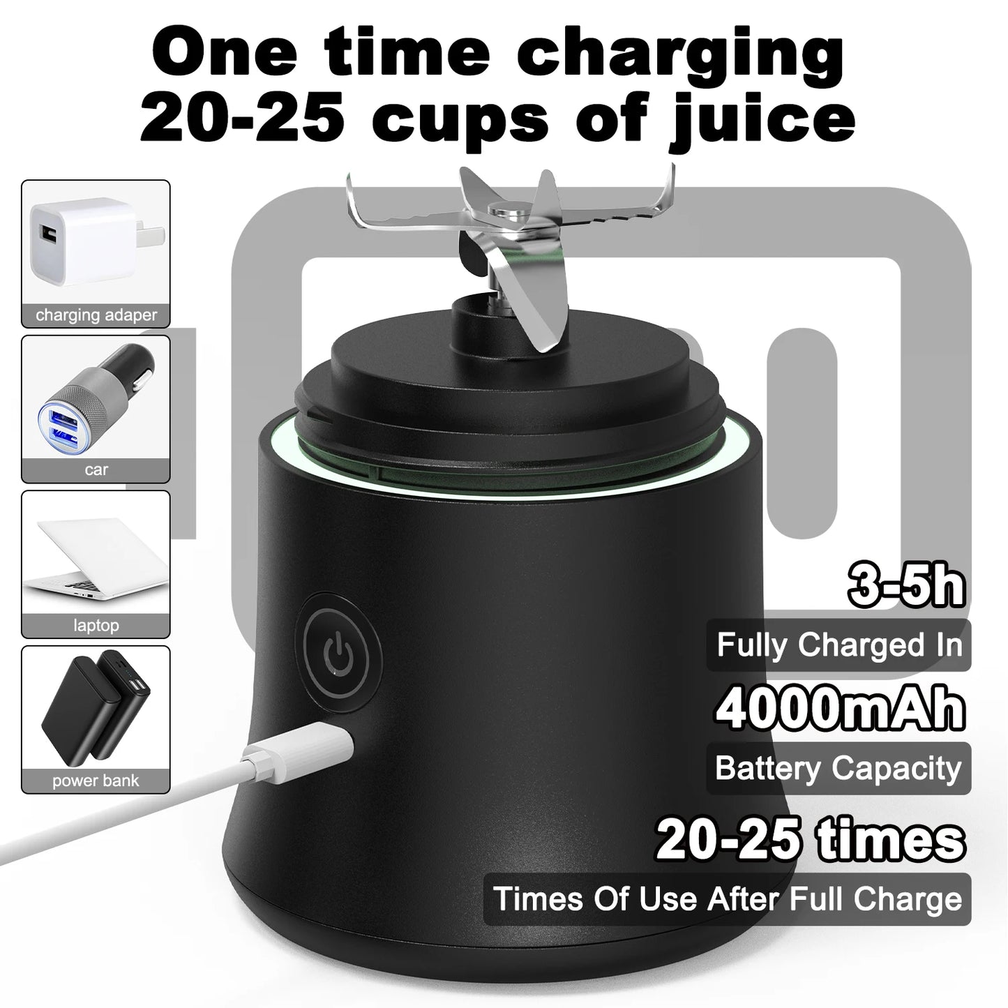 Portable Blender Electric Juicer