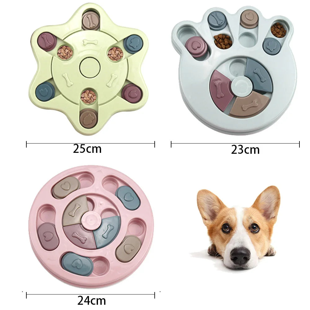 Dog Puzzle Toys Slow Feeder Interactive Increase Dogs Food Puzzle Feeder Toys for IQ Training Mental Enrichment Dog Treat Puzzle