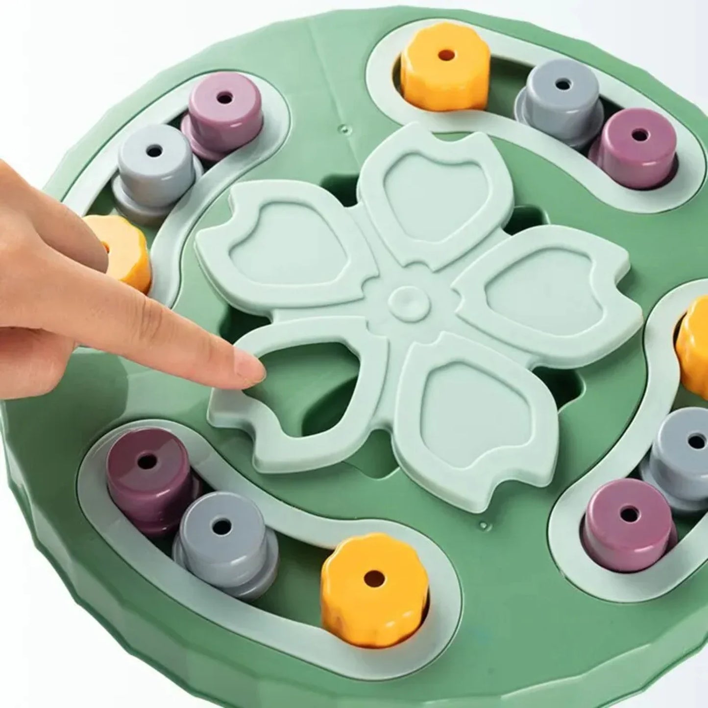 Interactive Dog Puzzle Toys Slow Feeder - Increase Puppy IQ with Food Dispenser, Slowly Eating NonSlip Bowl - Pet Cat Dogs Train