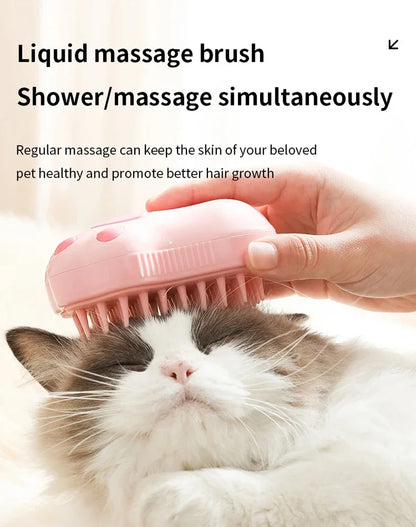 3 in 1 Pet Cat Steam Brush